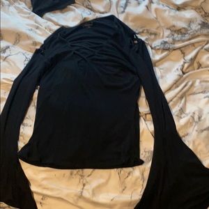 Beautiful long sleeve black shirt